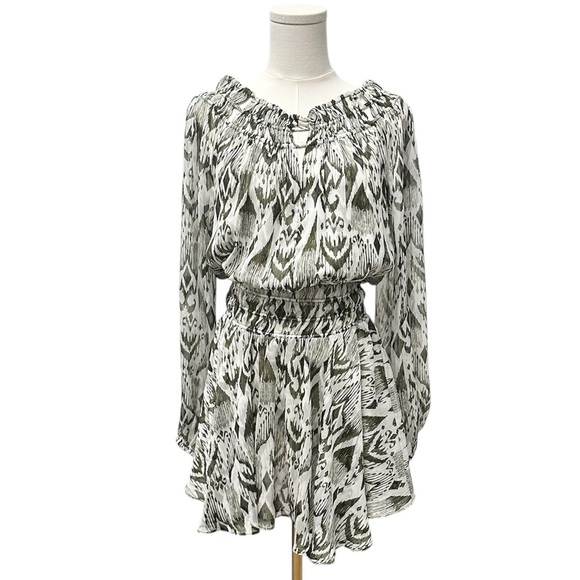 MISA LOS ANGELES Mercy Mini Dress in Green Spring Ikat Women’s Size Small NWT - Picture 7 of 16